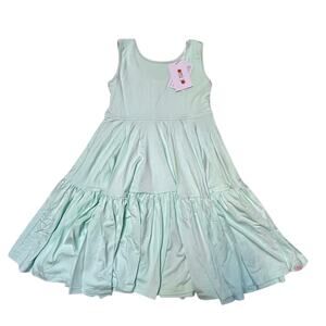 NWT Omi Jo Ruffle Tank Empire Dress Size 8